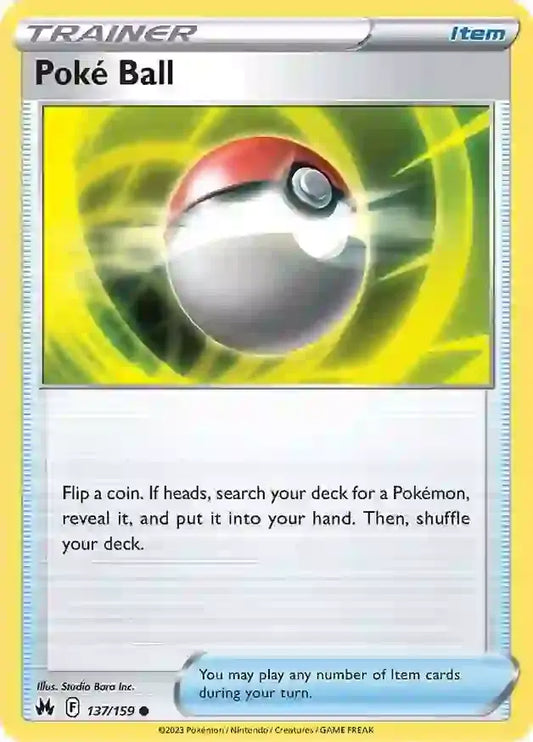 Poke Ball 137, Crown Zenith | Sword & Shield, , 0.00 kr, Pokesingles. Kjøp pokemon kort til lave priser hos oss.