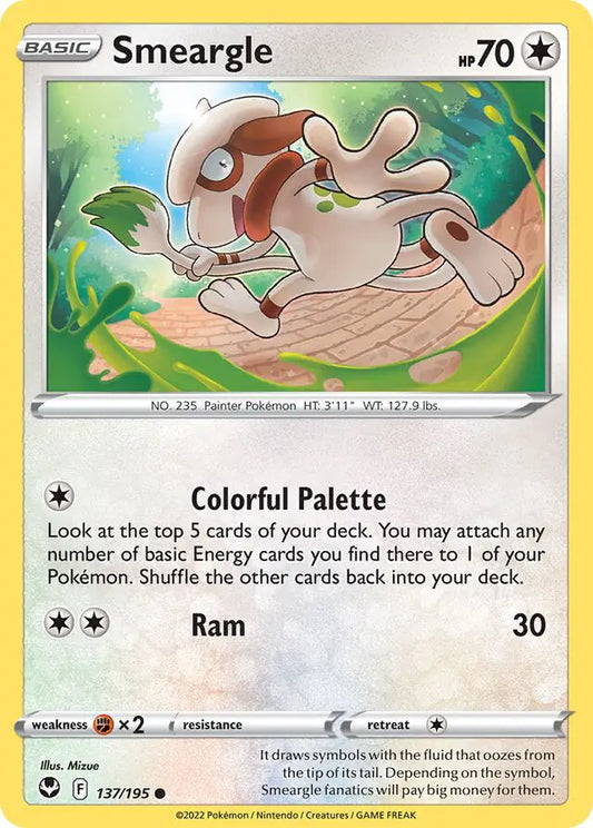 Smeargle 137, Silver Tempest | Sword & Shield, , 0.00 kr, Pokesingles. Kjøp pokemon kort til lave priser hos oss.