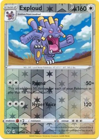 Exploud Reverse Holo 137 - Vivid Voltage