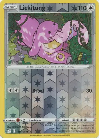Lickitung Reverse Holo 138, Lost Origin | Sword & Shield, , 0.00 kr, Pokesingles. Kjøp pokemon kort til lave priser hos oss.