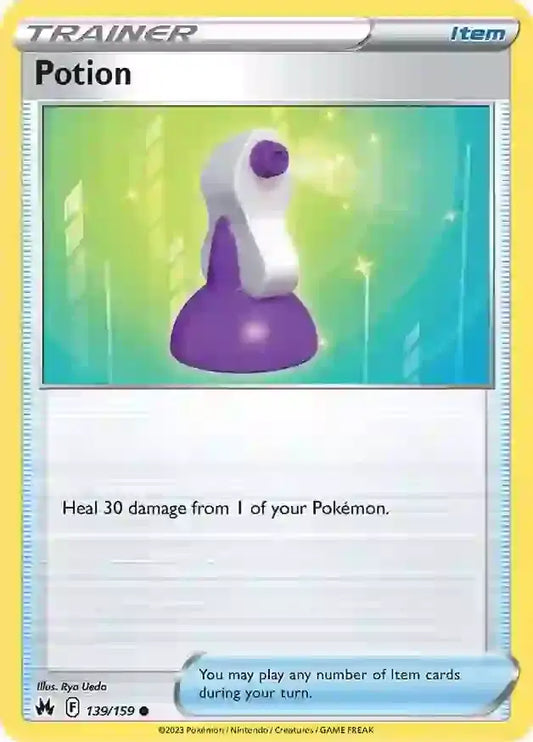 Potion 139, Crown Zenith | Sword & Shield, , 0.00 kr, Pokesingles. Kjøp pokemon kort til lave priser hos oss.