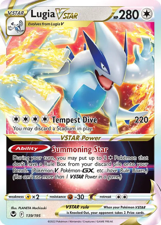 Lugia VSTAR 139, Silver Tempest | Sword & Shield, , 0.00 kr, Pokesingles. Kjøp pokemon kort til lave priser hos oss.
