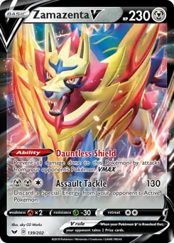 Zamazenta V 139 - Sword & Shield Base Pokesingles