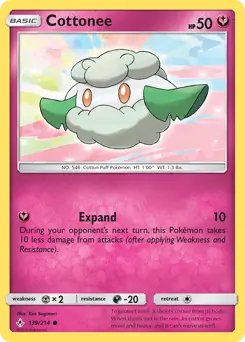 Cottonee 139 - Unbroken Bonds Pokesingles