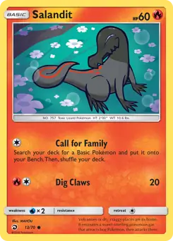 Salandit 13 - Dragon Majesty Pokesingles