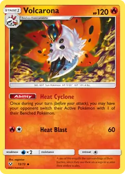 Volcarona 13 - Shining Legends Pokesingles