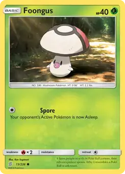 Foongus 13/236- Unified Minds Pokesingles