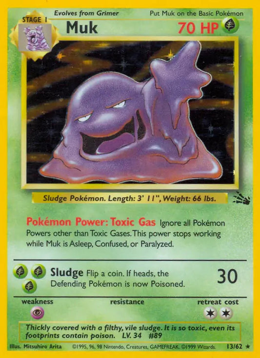 Muk 13 - Fossil Pokesingles