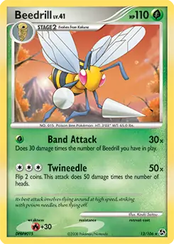 Beedrill 13 - Great Encounters Pokesingles