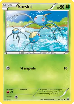 Surskit 13 - Primal Clash Pokesingles