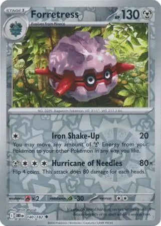 Forretress Reverse Holo 140 - Destined Rivals Pokesingles