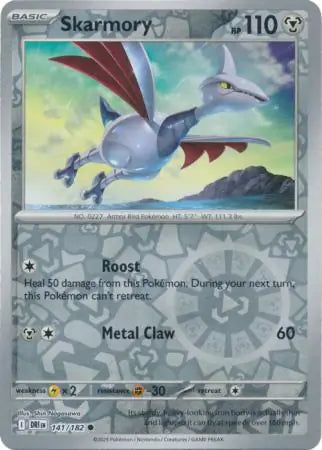 Skarmory Reverse Holo 141 - Destined Rivals Pokesingles