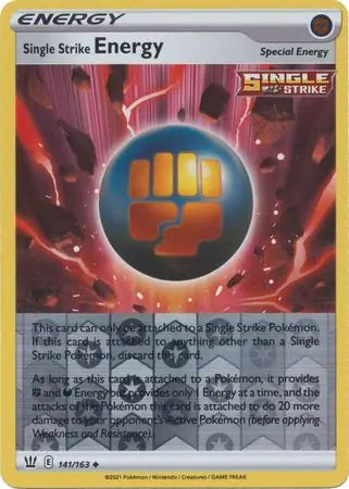 Single Strike Energy Reverse Holo 141 - Battle Styles