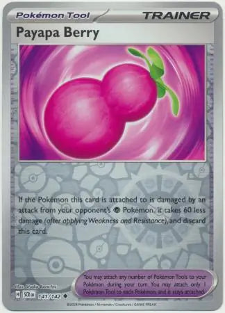 Payapa Berry Reverse Holo 141 - Stellar Crown Pokesingles