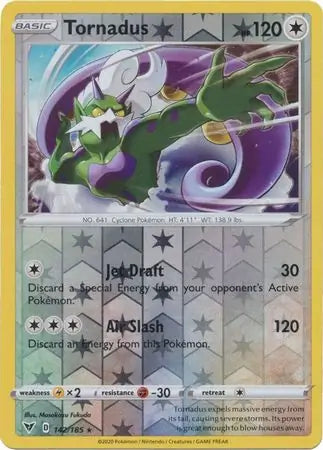Tornadus Reverse Holo 142 - Vivid Voltage