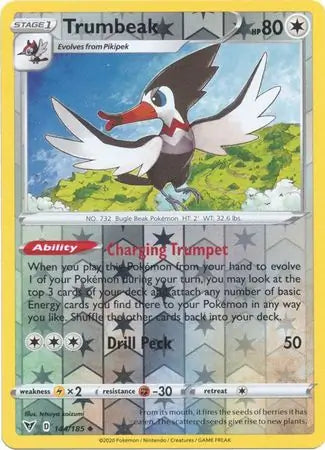 Trumbeak Reverse Holo 144 - Vivid Voltage Pokesingles