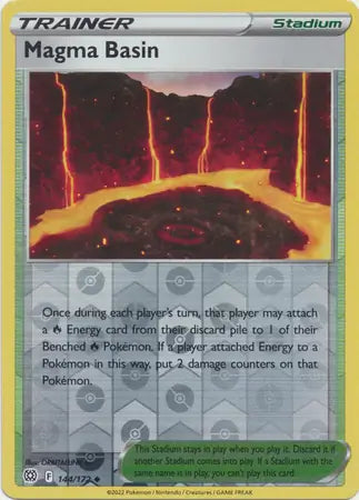Magma Basin Reverse Holo 144, Brilliant Stars | Sword & Shield, trainer, 5.00 kr, Pokesingles. Kjøp pokemon kort til lave priser hos oss.