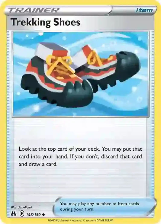 Trekking Shoes 145, Crown Zenith | Sword & Shield, , 0.00 kr, Pokesingles. Kjøp pokemon kort til lave priser hos oss.