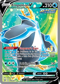 Full Art Empoleon V 145 - Battle Styles