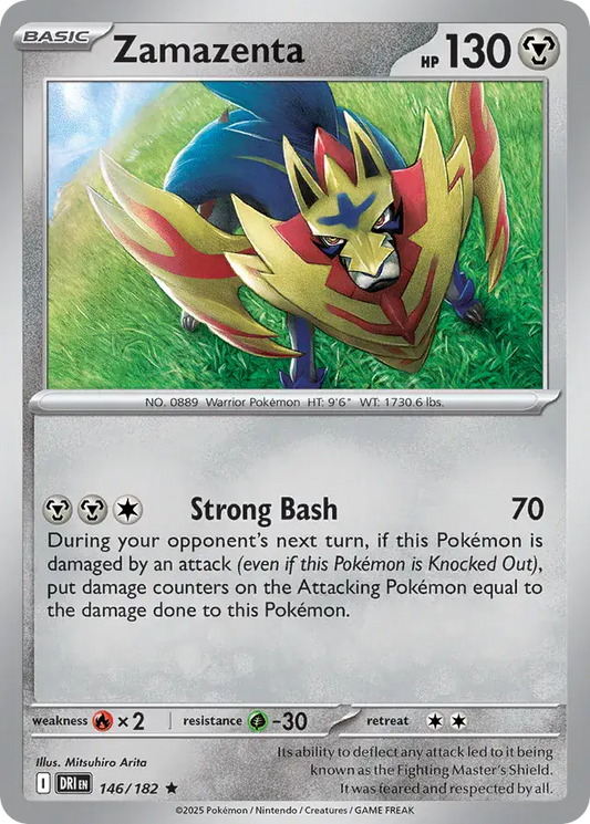 Zamazenta Holo Rare 146 - Destined Rivals Pokesingles