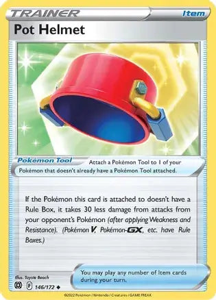Pot Helmet 146, Brilliant Stars | Sword & Shield, trainer, 3.00 kr, Pokesingles. Kjøp pokemon kort til lave priser hos oss.