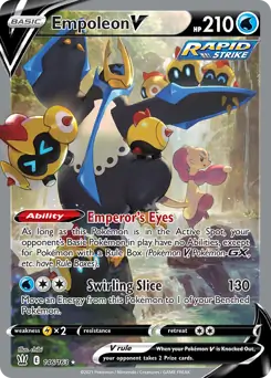 Empoleon V Alternate Full Art 146 - Battle Styles
