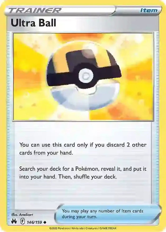Ultra Ball 146, Crown Zenith | Sword & Shield, , 0.00 kr, Pokesingles. Kjøp pokemon kort til lave priser hos oss.
