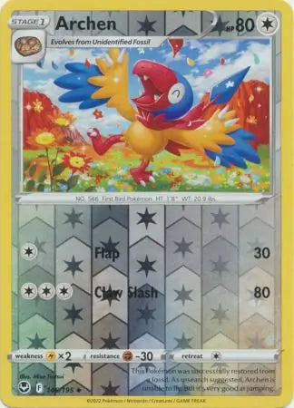 Archen Reverse Holo 146, Silver Tempest | Sword & Shield, , 0.00 kr, Pokesingles. Kjøp pokemon kort til lave priser hos oss.