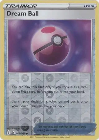 Dream Ball Reverse Holo 146, Evolving Skies | Sword & Shield, trainer, 5.00 kr, Pokesingles. Kjøp pokemon kort til lave priser hos oss.