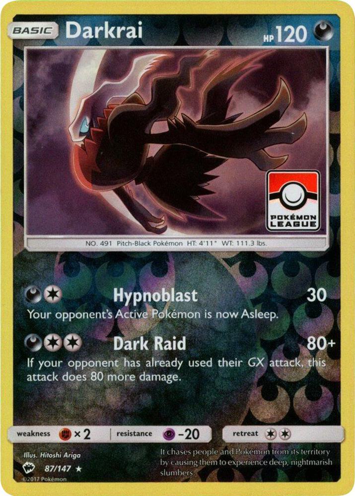 Darkrai - 87/147 (Pokemon League) Pokesingles