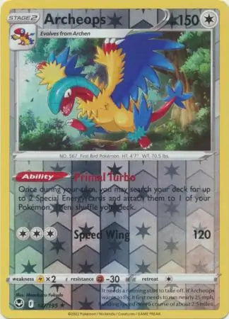 Archeops Reverse Holo 147, Silver Tempest | Sword & Shield, , 0.00 kr, Pokesingles. Kjøp pokemon kort til lave priser hos oss.