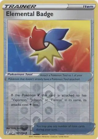 Elemental Badge Reverse Holo 147, Evolving Skies | Sword & Shield, trainer, 5.00 kr, Pokesingles. Kjøp pokemon kort til lave priser hos oss.