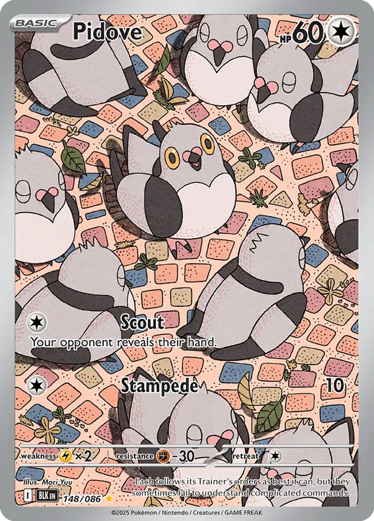 Pidove 148 - Black Bolt Pokesingles