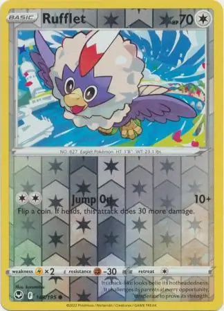 Rufflet Reverse Holo 148, Silver Tempest | Sword & Shield, , 0.00 kr, Pokesingles. Kjøp pokemon kort til lave priser hos oss.