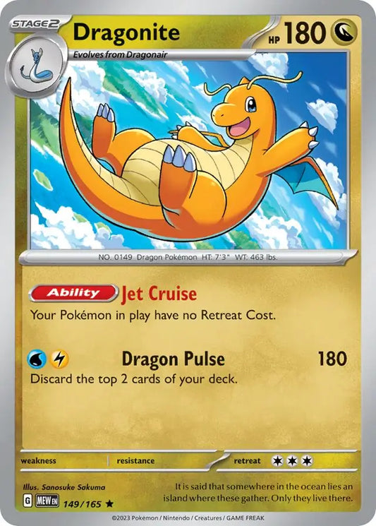 149 Dragonite - Holo Rare, 151 | Scarlet & Violet, , 5.00 kr, Pokesingles. Kjøp pokemon kort til lave priser hos oss.