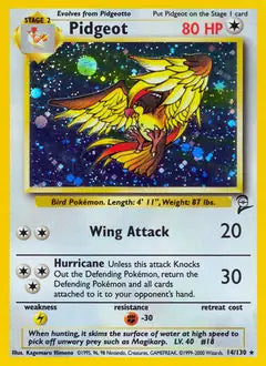 Pidgeot Holo 14 - Base Set 2 Pokesingles