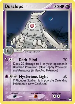 Dusclops 14 - Power Keepers Pokesingles