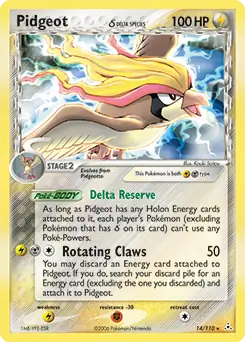 Pidgeot Holo 14 - Holon Phantoms Pokesingles
