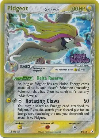 Pidgeot Reverse Holo 14 - Holon Phantoms Pokesingles