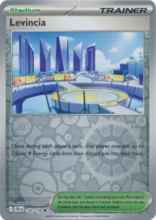 Levincia Reverse Holo 150 - Journey Together Pokesingles