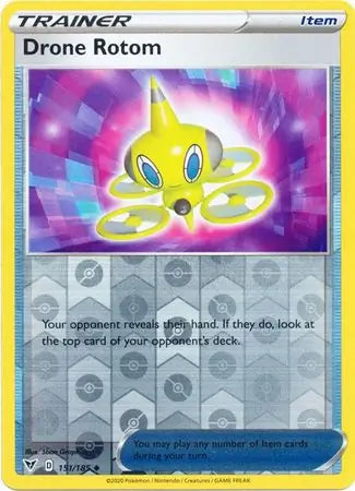 Drone Rotom Reverse Holo 151 - Vivid Voltage