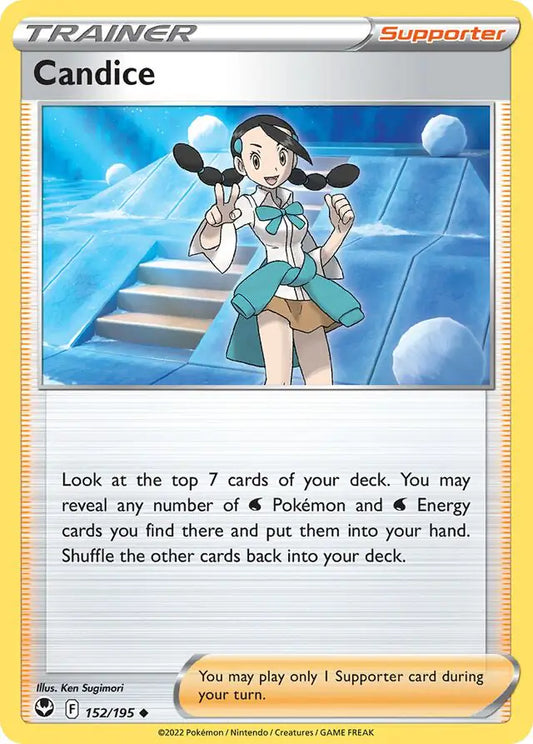 Candice 152, Silver Tempest | Sword & Shield, , 0.00 kr, Pokesingles. Kjøp pokemon kort til lave priser hos oss.