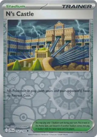 N's Castle Reverse Holo 152 - Journey Together Pokesingles