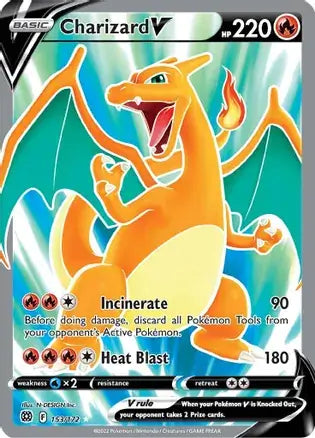 Charizard V 153, Brilliant Stars | Sword & Shield, v, 0.00 kr, Pokesingles. Kjøp pokemon kort til lave priser hos oss.
