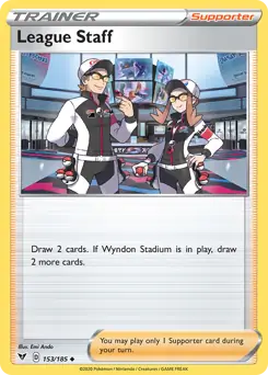 League Staff 153 - Vivid Voltage Pokesingles