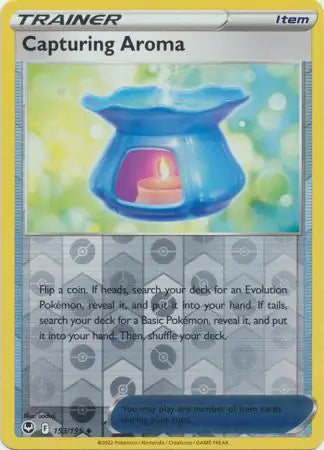 Capturing Aroma Reverse Holo 153, Silver Tempest | Sword & Shield, , 0.00 kr, Pokesingles. Kjøp pokemon kort til lave priser hos oss.