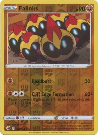 Falinks Reverse Holo 154, Fusion Strike | Sword & Shield, , 0.00 kr, Pokesingles. Kjøp pokemon kort til lave priser hos oss.