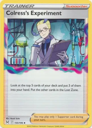 Colress's Experiment 155, Lost Origin | Sword & Shield, , 0.00 kr, Pokesingles. Kjøp pokemon kort til lave priser hos oss.