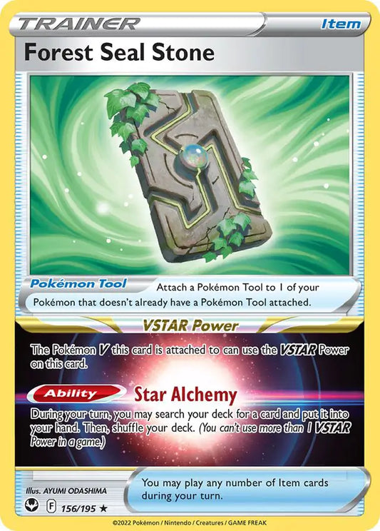 Forest Seal Stone 156, Silver Tempest | Sword & Shield, , 0.00 kr, Pokesingles. Kjøp pokemon kort til lave priser hos oss.