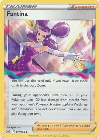 Fantina 157, Lost Origin | Sword & Shield, , 0.00 kr, Pokesingles. Kjøp pokemon kort til lave priser hos oss.